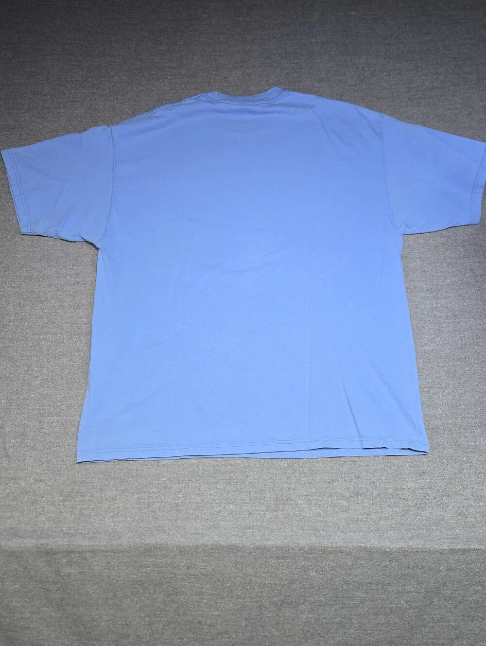 Champion Embroidered Script Logo T-Shirt Powder Blue Large Y2K Heavyweight Cotto - Picture 2 of 12